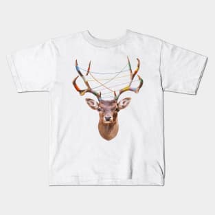 Woven Antlers Kids T-Shirt